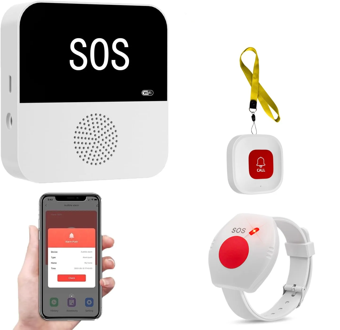 Sistema de Alerta SOS WiFi para Idosos