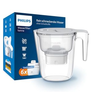 Jarro Philips +6 Cartuchos de Filtro de Substituição
