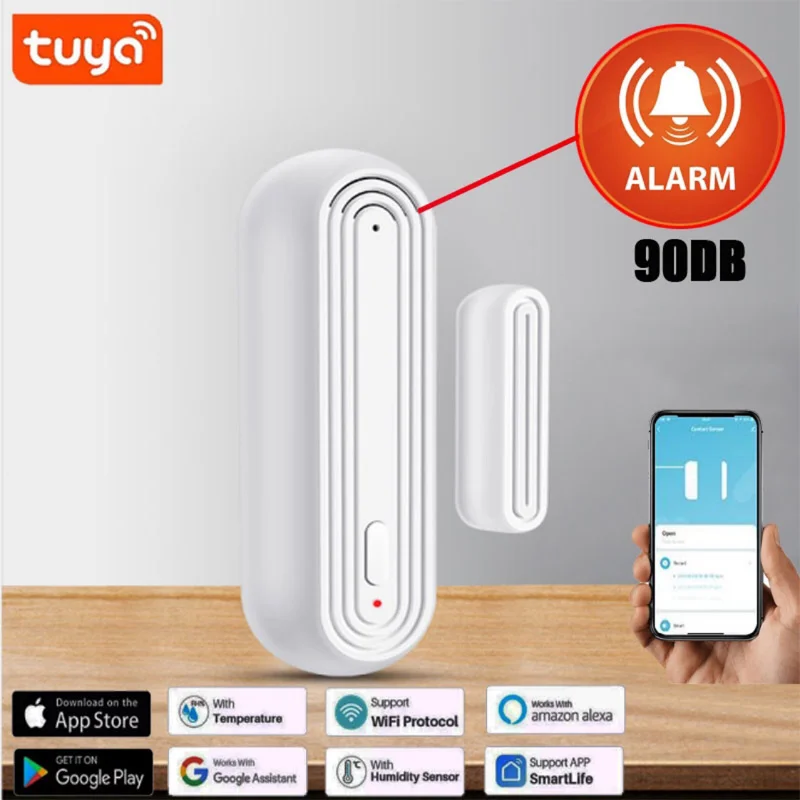 Sensor de Segurança Tuya com Alerta no Telemóvel