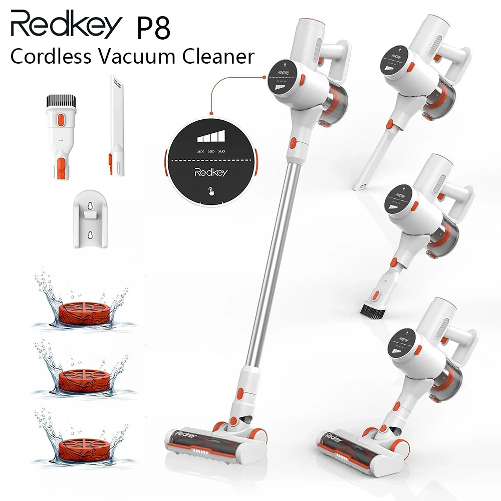 Aspirador Redkey P8 Sem Fios