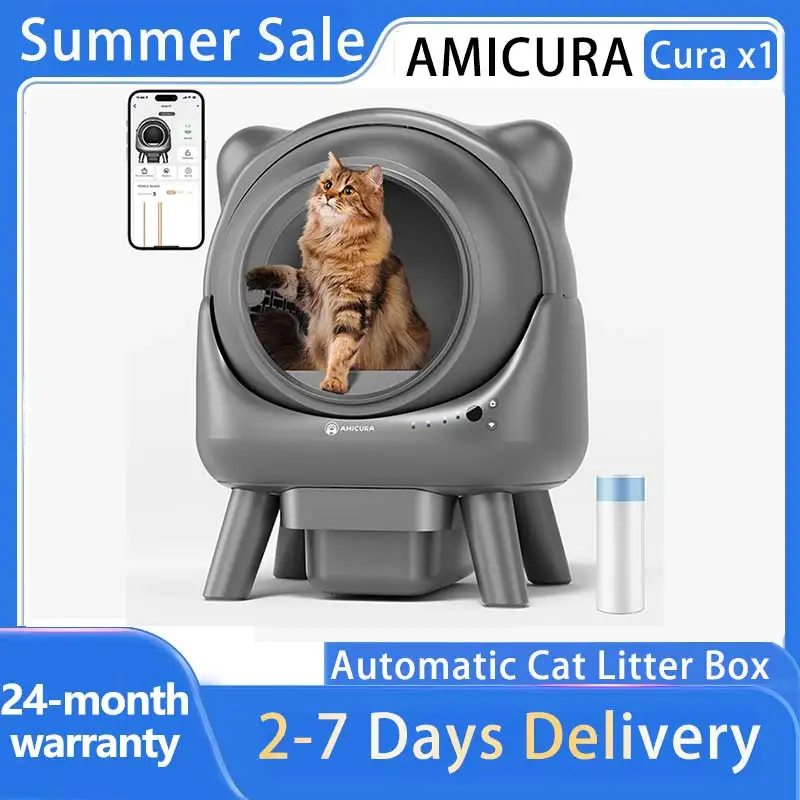 Caixa de Areia Automática Amicura Cura X1