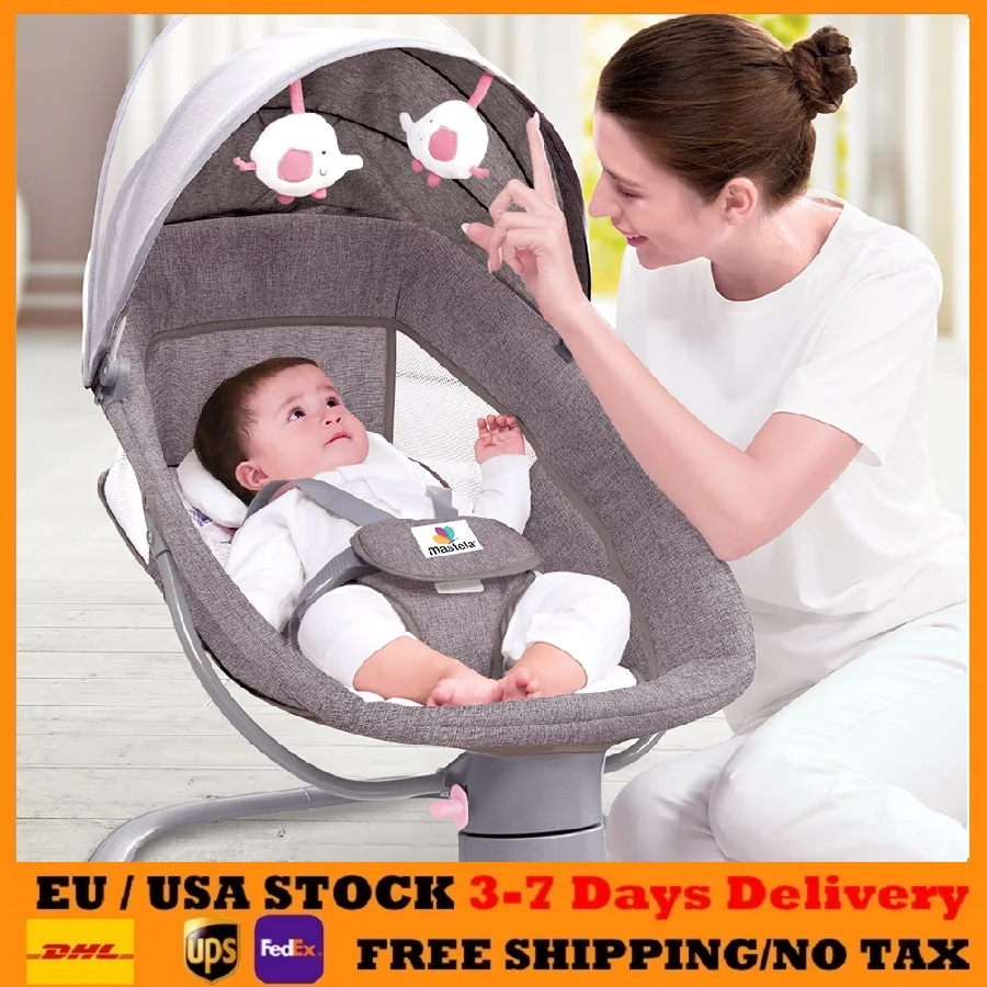 Berço Elétrico com Baloiço para Bebé
