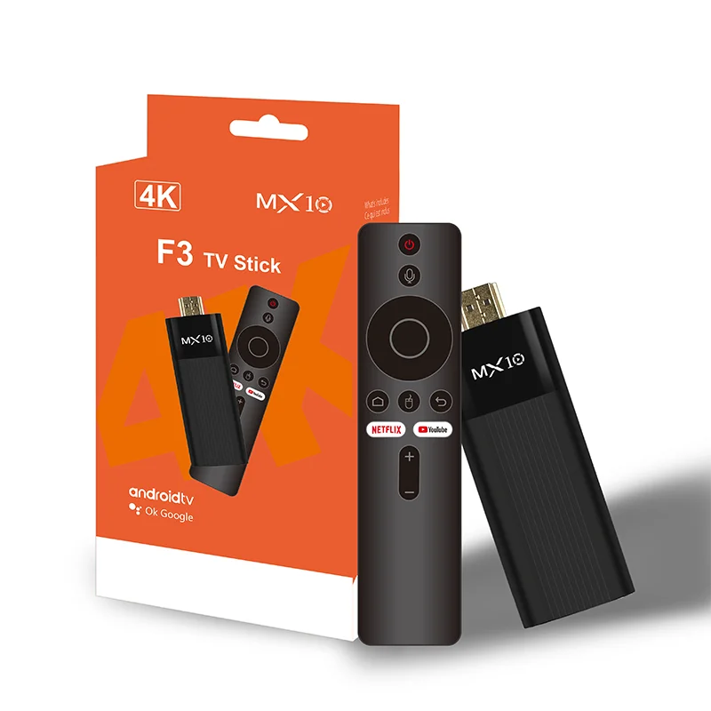 Stick para TV 4K Android 11 MX10-F3