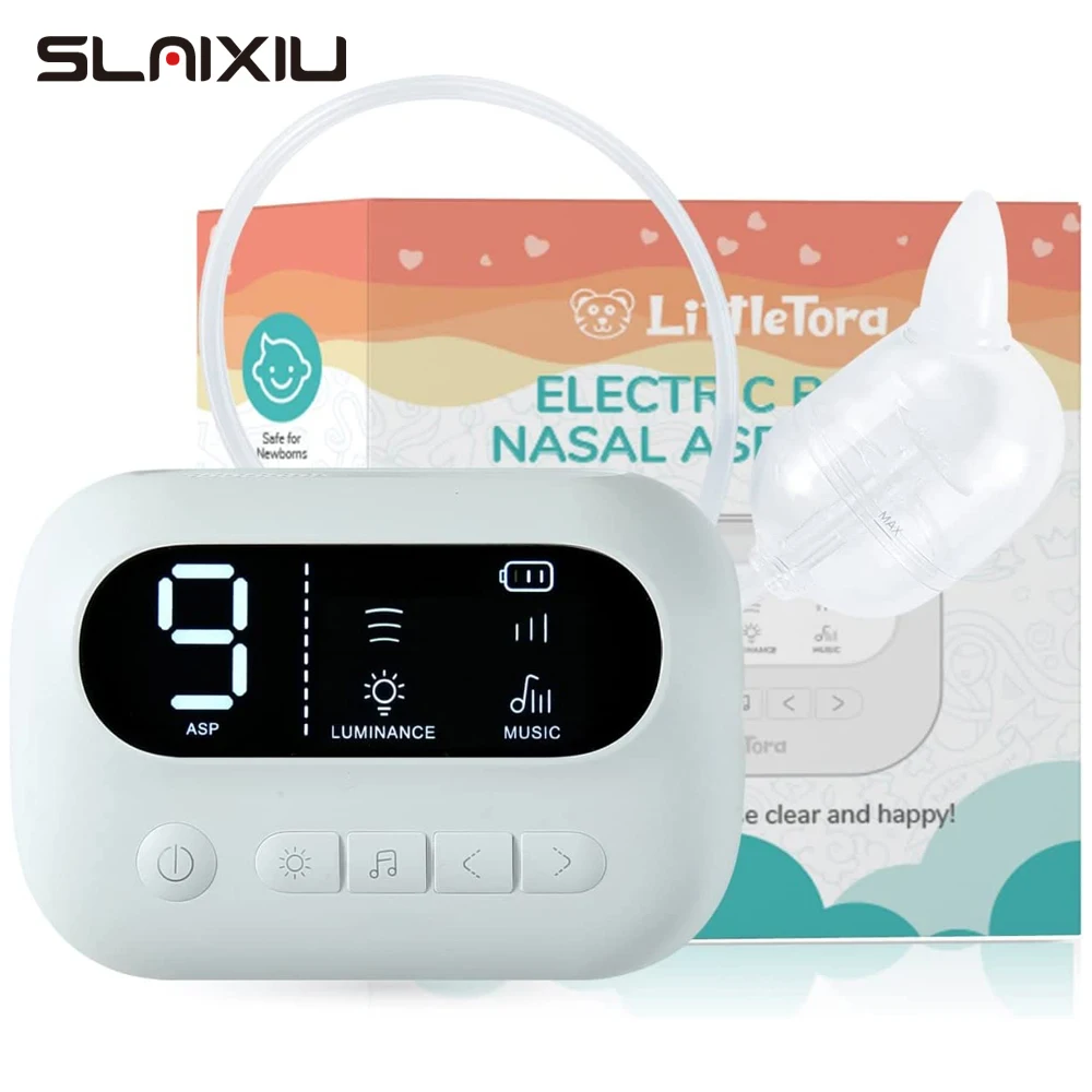 Aspirador Nasal Elétrico com Luz Noturna e Música Integrada