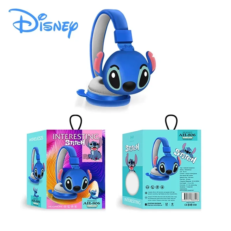 Auscultadores Bluetooth Disney Stitch AH-806