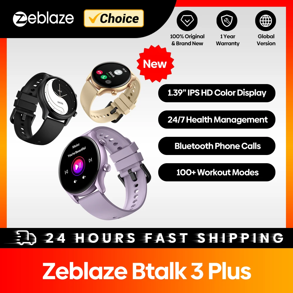 Smartwatch Zeblaze Btalk 3 Plus