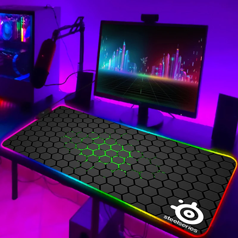Tapete Rato RGB Gaming XXL para Secretária