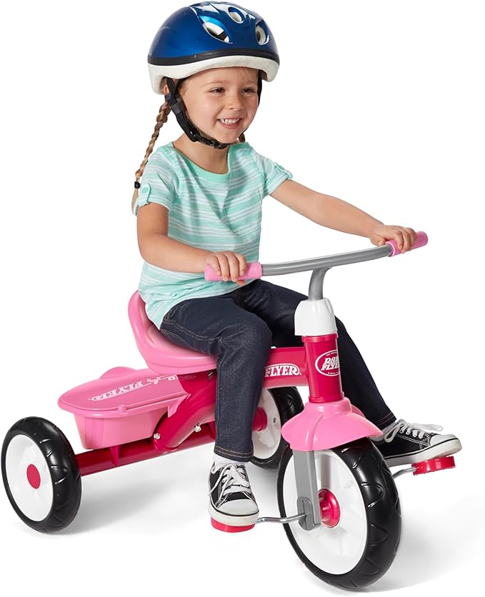 Triciclo Radio Flyer Rosa – 2,5 a 5 anos