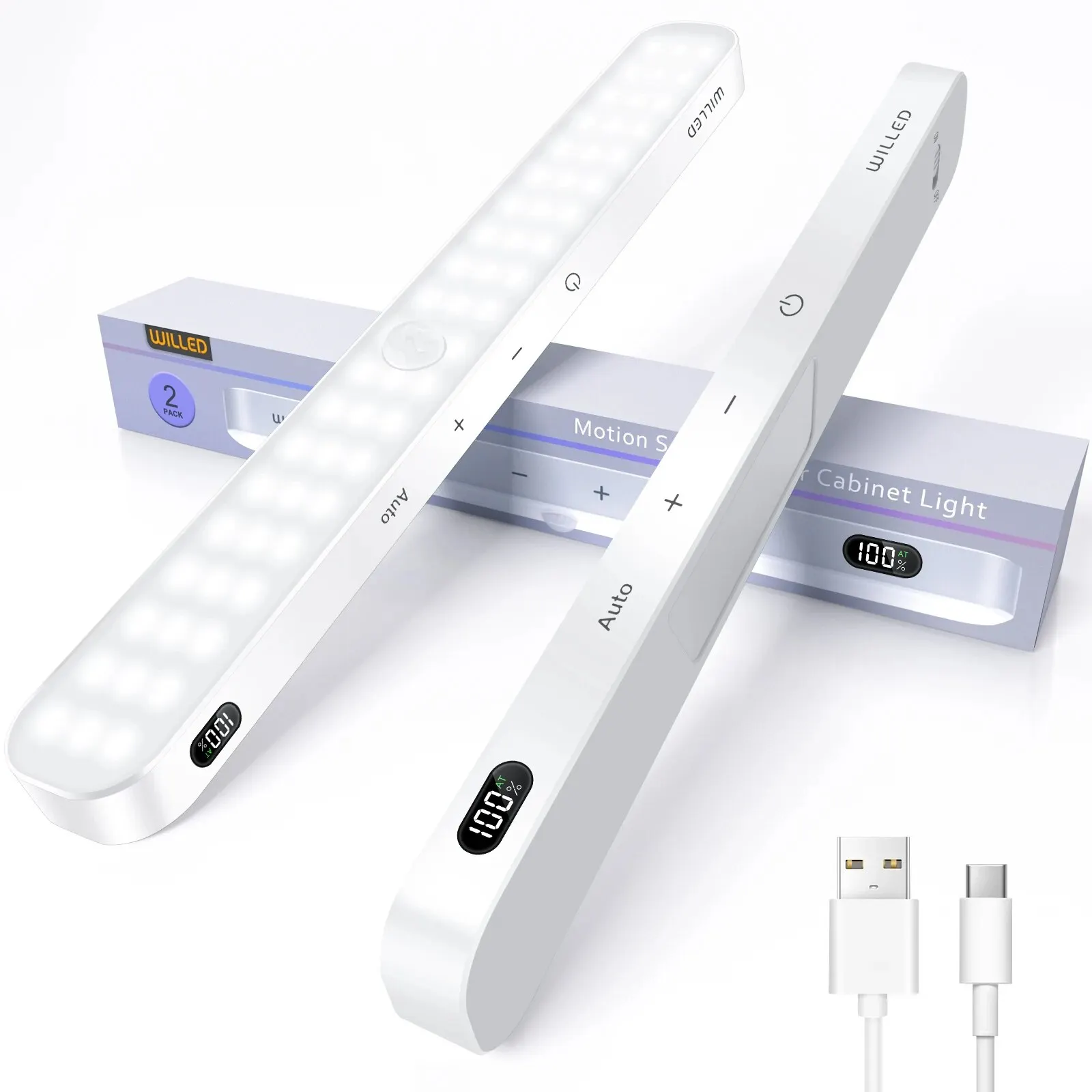 Luz LED WILLED com Sensor de Movimento