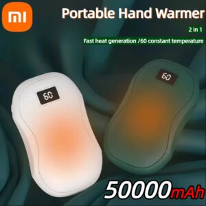 Xiaomi 50000mAh Portable Hand Warmer With Capacity Digital Display Fast Heating Safe Double Sided Warmth Winter Hand Warmer