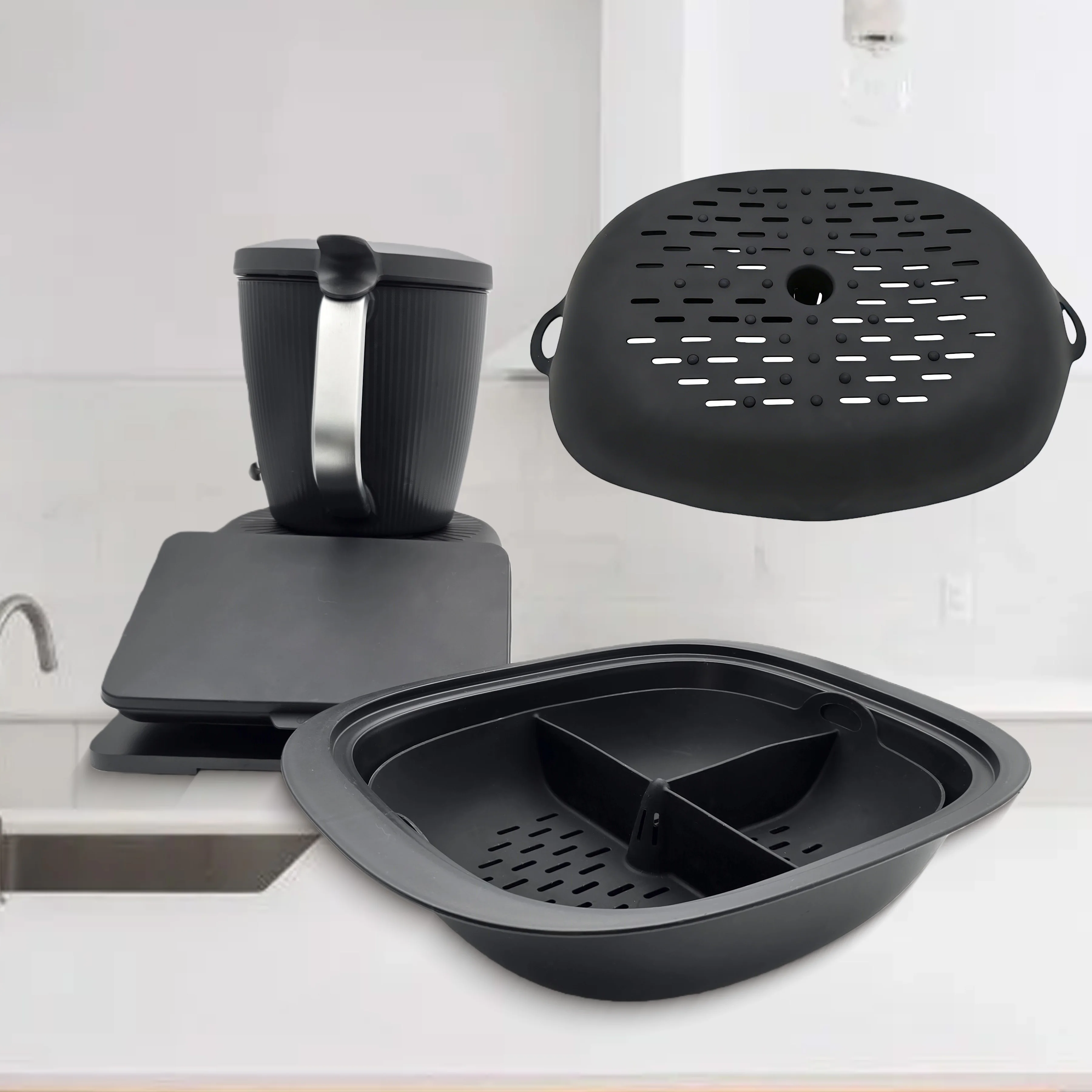 Divisória de Varoma em Silicone (Tabuleiro Dividido)