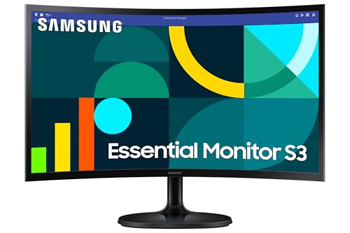 Monitor Samsung Curvo 24” FHD — 100 Hz, 4 ms, proteção ocular Monitor Samsung Curvo 24” FHD — 100 Hz, 4 ms, proteção ocular