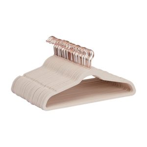 Cabides para Roupa Amazon Basics Antiderrapantes de Veludo Fino – Pacote de 50 — vista 1