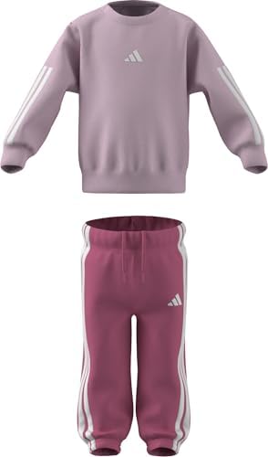 Conjunto de Fato de Treino Adidas para criança em Rosa adidas Essentials Jogger – Conjunto de Fato de Treino para Bebé em Rosa — vista 6