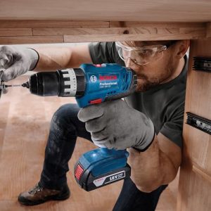 Bosch Professional 18V Battery Hammer Drill System GSB 18V-25 (max. screw diameter 10 mm, incl. 2 GBA 2.0Ah, GAL 18V-40, L-BOXX)