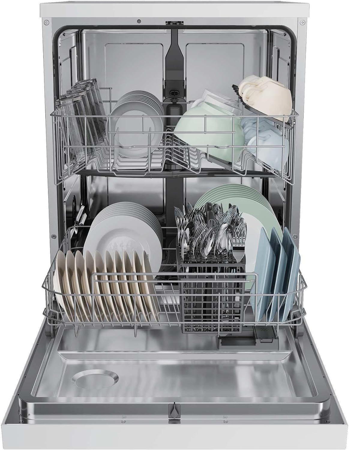 Máquina de Lavar Loiça Candy Rapidò CFP 4D9F0W, 14 Serviços Candy Rapidò CFP 4D9F0W — Máquina de Lavar Loiça de Livre Instalação 60 cm, 14 Serviços (Branco) — vista 2