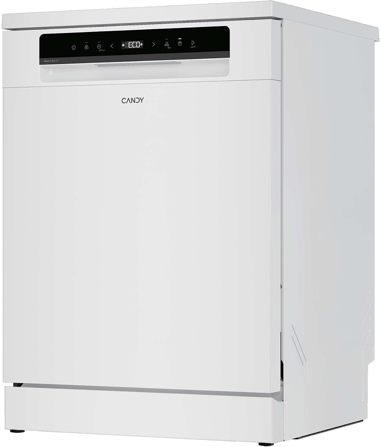 Máquina de Lavar Loiça Candy Rapidò CFP 4D9F0W, 14 Serviços Candy Rapidò CFP 4D9F0W — Máquina de Lavar Loiça de Livre Instalação 60 cm, 14 Serviços (Branco) — vista 4