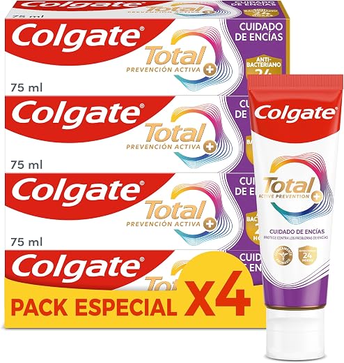 Pasta de Dentes Colgate Total 4x75ml Colgate Total Prevention Active Gum Care 4x75ml