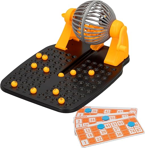 Jogo Bingo Clássico com 90 Bolas e 24 Cartões ColorBaby 43313 — Jogo de Bingo Clássico com 90 Bolas e 24 Cartões