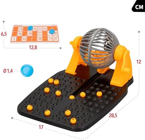 Jogo Bingo Clássico com 90 Bolas e 24 Cartões ColorBaby 43313 — Jogo de Bingo Clássico com 90 Bolas e 24 Cartões — vista 3