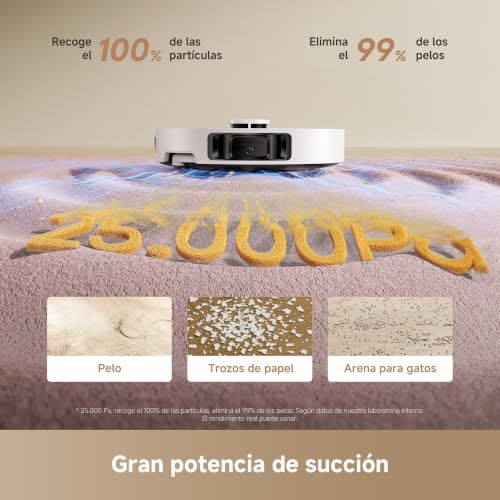 Robô Aspirador Dreame L10s Ultra Gen 3 – Sucção 25.000Pa, Estação All-in-One dreame L10s Ultra Gen 3 Robot Vacuum Cleaner and Floor Scrub Kit, 25,000Pa Suction, Side Brush and Extendable Mop, AceClean DryBoard and Automatic Mop, Hot Air Drying