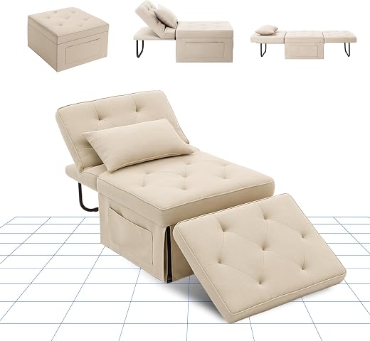 Sofá-Cama Convertível FLEXISPOT XC TG1 – Até 300 kg Sofá-Cama Convertível FLEXISPOT XC TG1 – Até 300 kg
