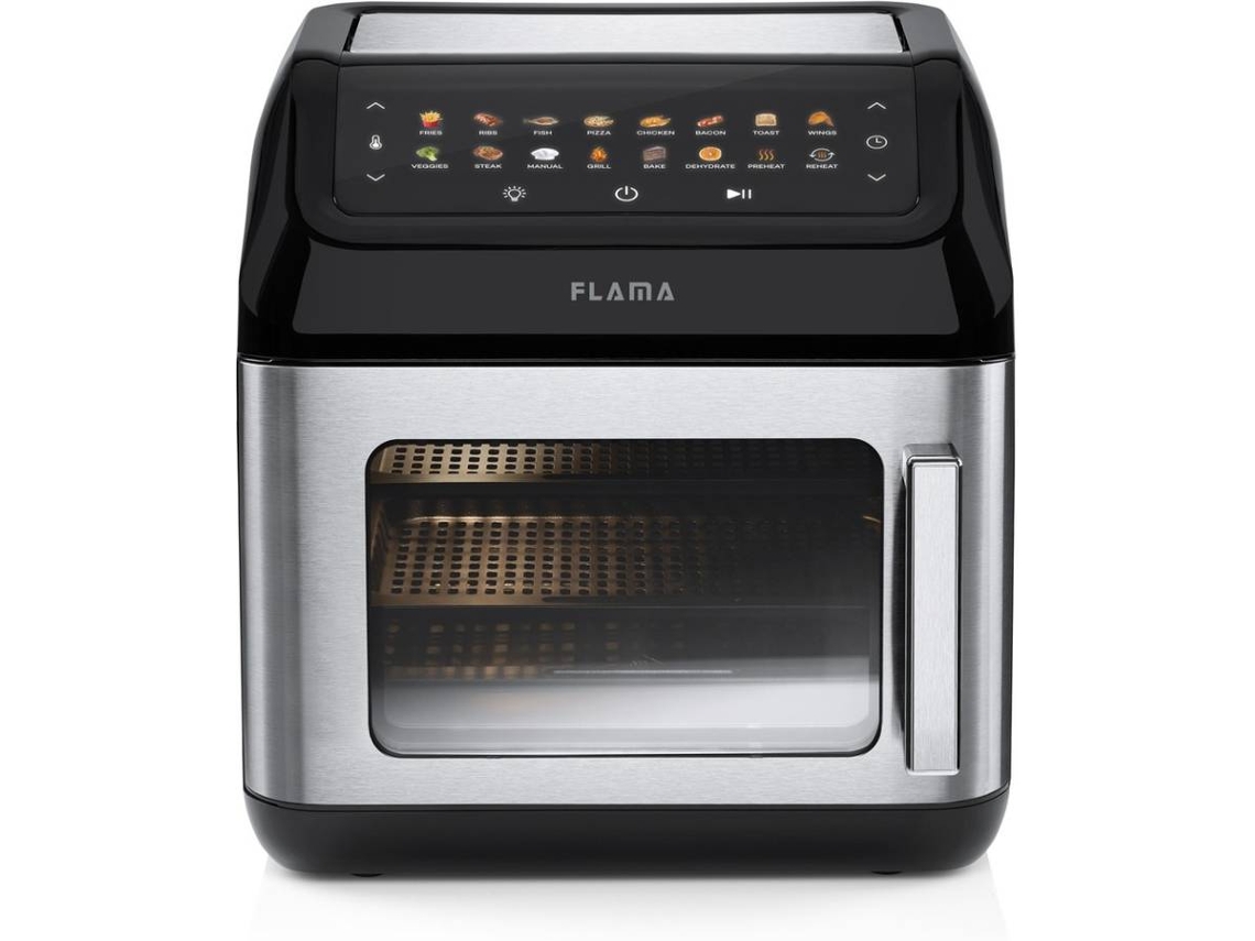 Forno AirFryer FLAMA 686FL – 13 L, Preto Forno AirFryer Flama 686FL 13 litros preto