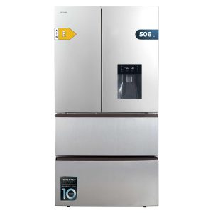 Frigorífico Haier Horizon Collection HFR59F18CWMM French Door 700L, classe C, No Frost, Inverter, dispensador de água, inox