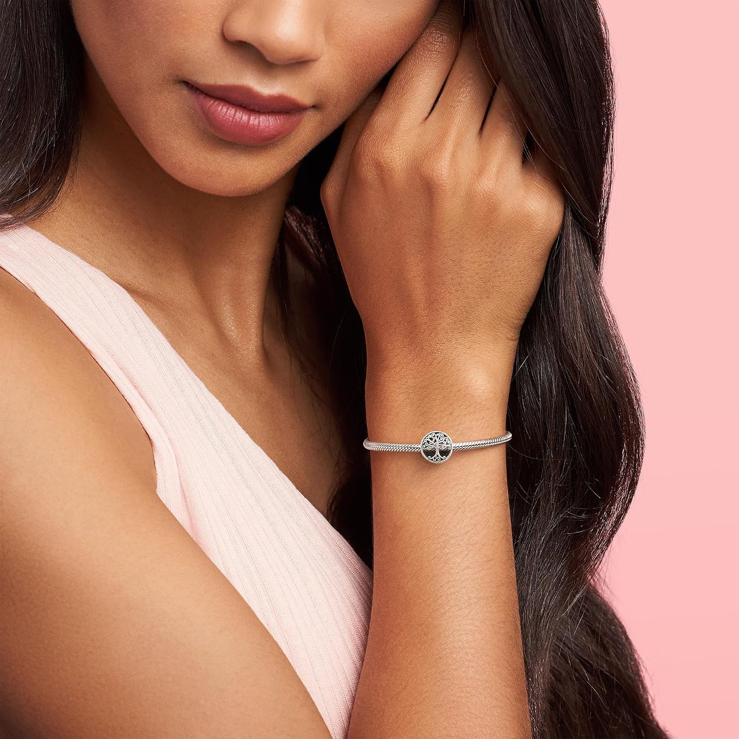 Pandora Charm Árvore Genealógica em Prata 925 Pandora Charm Árvore Genealógica em Prata 925 — vista 2