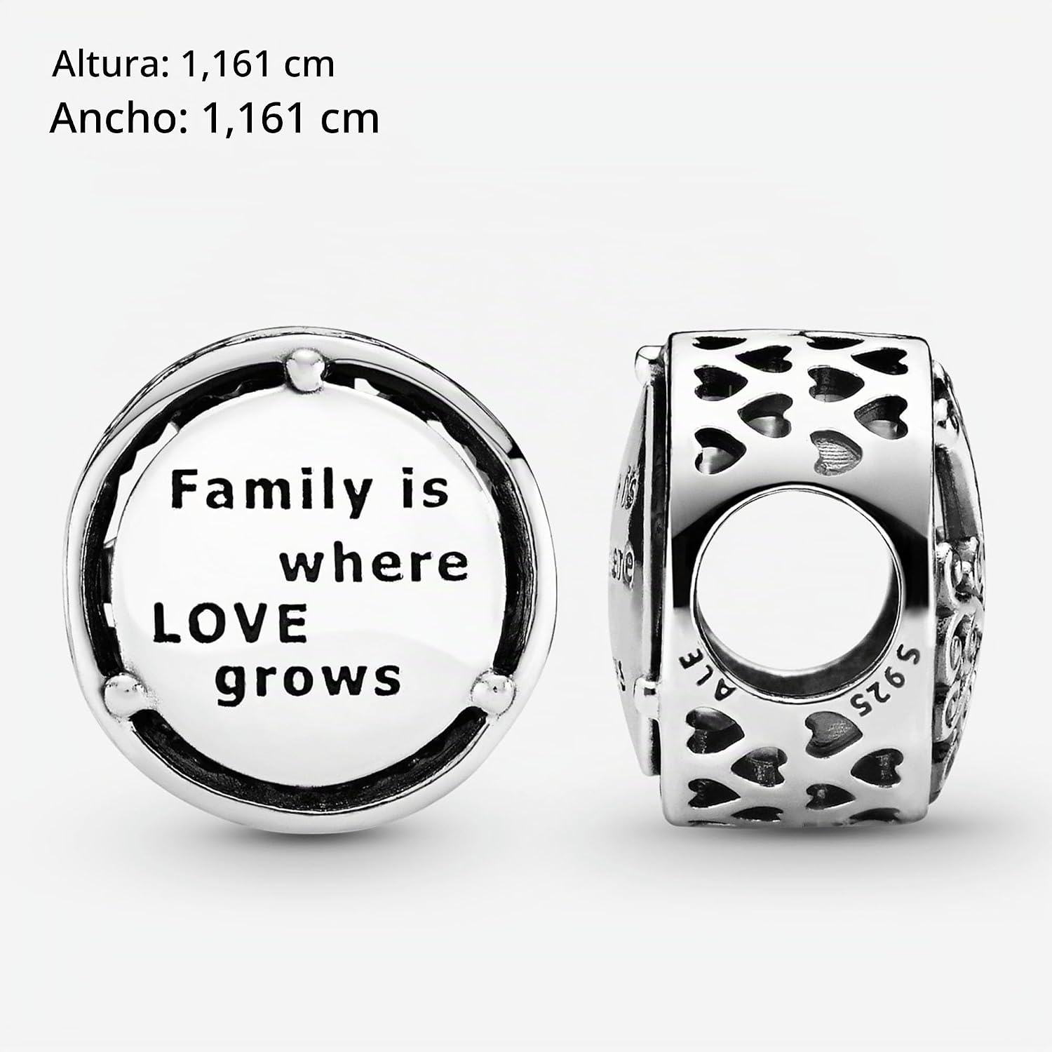Pandora Charm Árvore Genealógica em Prata 925 Pandora Charm Árvore Genealógica em Prata 925 — vista 4