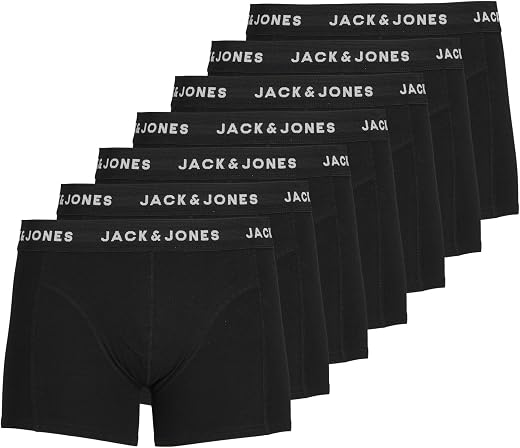 Cuecas Jack & Jones Jachuey – Pack de 7 para Homem Cuecas Jack & Jones Jachuey – Pack de 7 para Homem