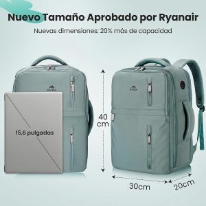 Mochila de viagem MATEIN 40x30x20 — vista lateral