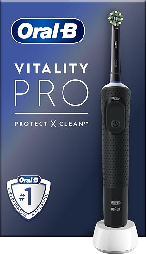 Escova de dentes elétrica Oral-B Vitality Pro com 1 cabeça, preta
