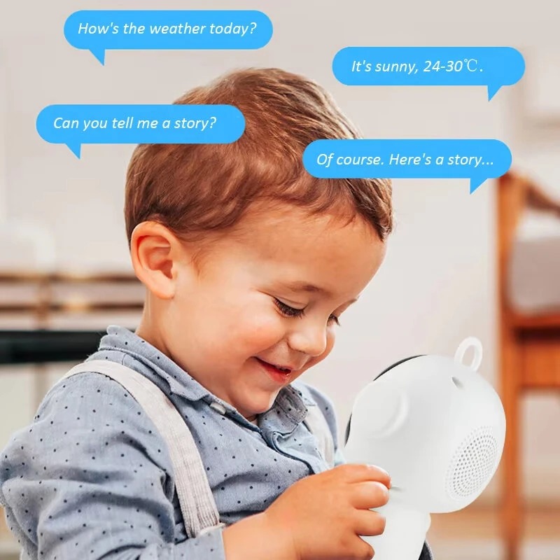 Robot Inteligente Tuya com IA para Crianças — 61 Idiomas e Voz Interativa Robô inteligente Tuya — vista de detalhe 2