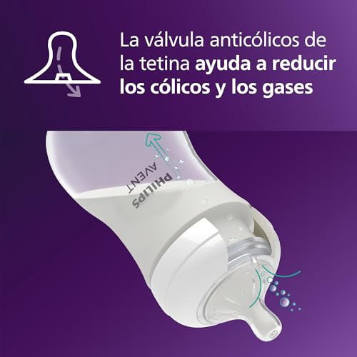 Biberões Philips Avent — Kit de Presente para Recém-Nascido (4 Biberões, Chupeta e Escova) Biberões Philips Avent SCD838/11 — Kit de Presente para Recém-Nascido (4 Biberões, Chupeta e Escova) — vista 5