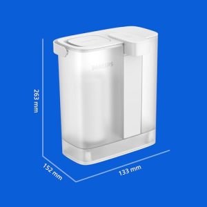 Philips Water Filtered Water Dispenser (3L) - Fresh and Clean Water, 3x Anticalc+ Filter Improves Flavor and Reduces Limescale and Impurities, BPA Free