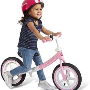 Radio Flyer Air Ride – Bicicleta de Equilíbrio Infantil 12" sem Pedais (Rosa)