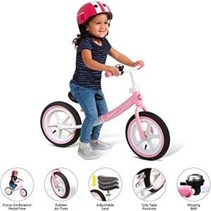 Radio Flyer Air Ride – Bicicleta de Equilíbrio Infantil 12" sem Pedais (Rosa) — vista 1