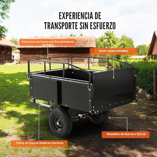 Reboque de Descarga VEVOR 340 kg Reboque de Descarga VEVOR 340 kg