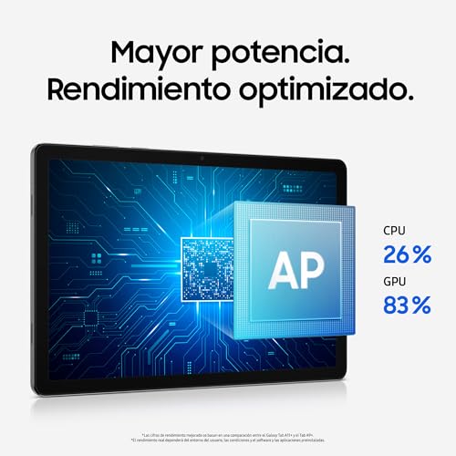 Tablet Samsung Galaxy Tab A11+ 128 GB WiFi Tablet Samsung Galaxy Tab A11+ — desempenho otimizado com CPU e GPU melhorados (imagem oficial Samsung)