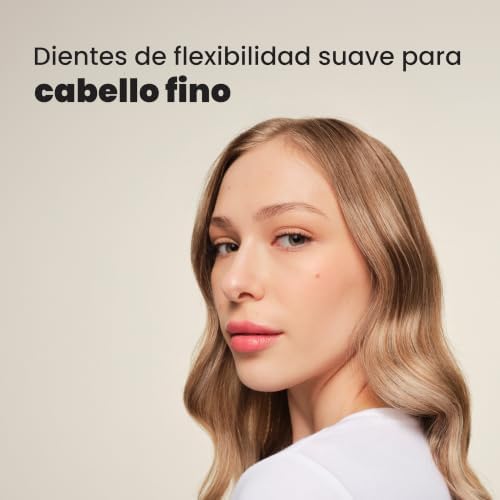 Escova Desembaraçadora Tangle Teezer para Cabelo Fino e Frágil Escova desembaraçadora Tangle Teezer The Fine & Fragile em fundo branco