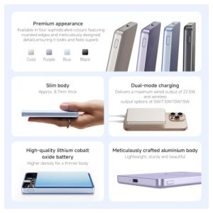 Power Bank Magnético Xiaomi Super Slim 5000 mAh — vista 1