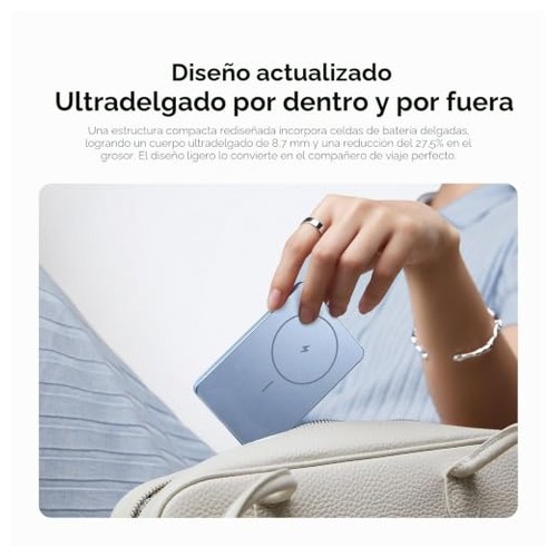 Power Bank Magnético Xiaomi Super Slim 5000 mAh Power Bank Magnético Xiaomi Super Slim 5000 mAh — vista 5