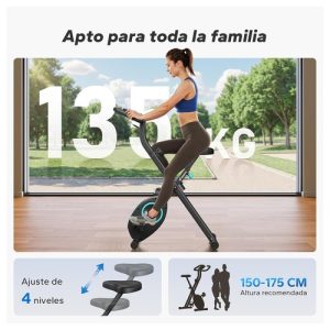 Bicicleta Estática Dobrável MERACH — vista 6