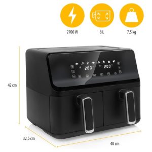 Fritadeira a Ar Tristar Cesto Duplo 8 L — vista 6