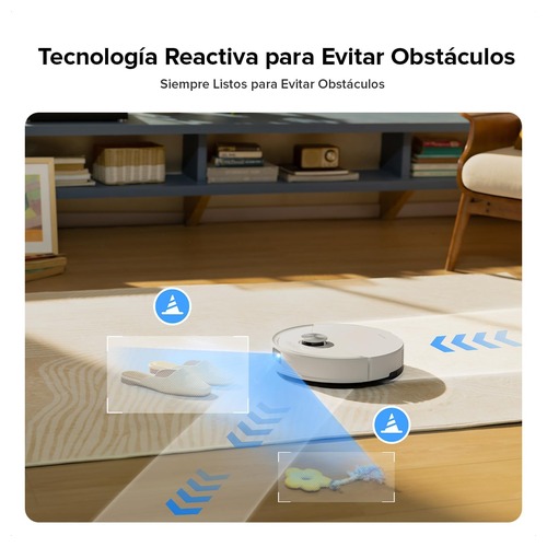 Robô Aspirador e Mopa roborock Q10 S5 Robô Aspirador e Mopa roborock Q10 S5 — evitação de obstáculos ReactiveTech