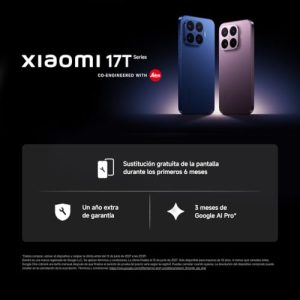 Xiaomi 17T Pro (violeta) e Xiaomi 17T (azul) — série Xiaomi 17T com câmara Leica 5x