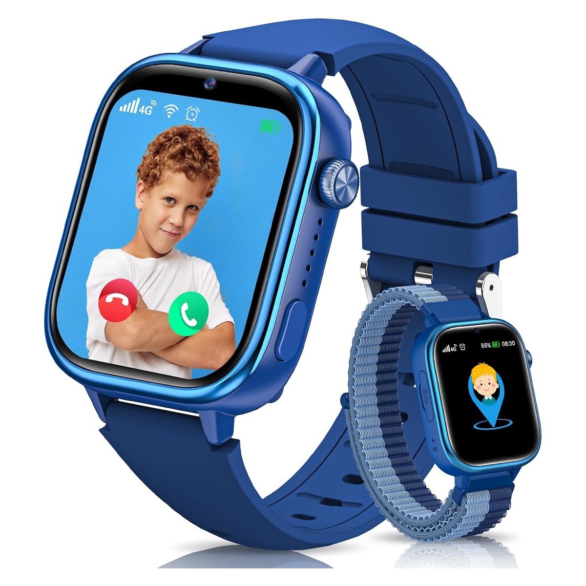 Smartwatch Infantil Sanorum Y00 com GPS e Videochamada Smartwatch Infantil Sanorum Y00 com GPS e Videochamada — foto principal