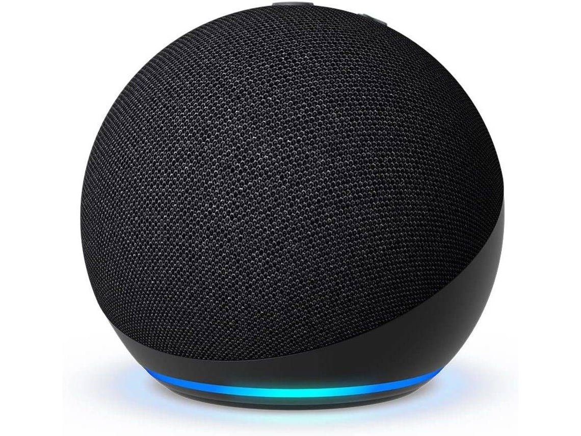 Coluna Inteligente AMAZON Echo Dot (Alexa, Preto) Coluna inteligente Amazon Echo Dot 5.ª geração preta com Alexa
