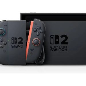 Consola Nintendo Switch 2 preta com base